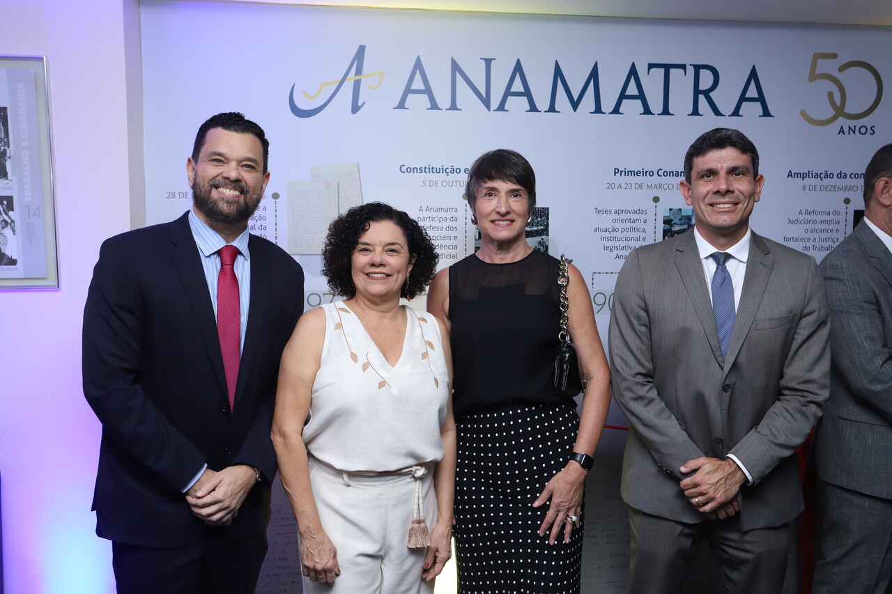 AMATRA1 prestigia a cerimônia de celebração dos 50 anos da Anamatra