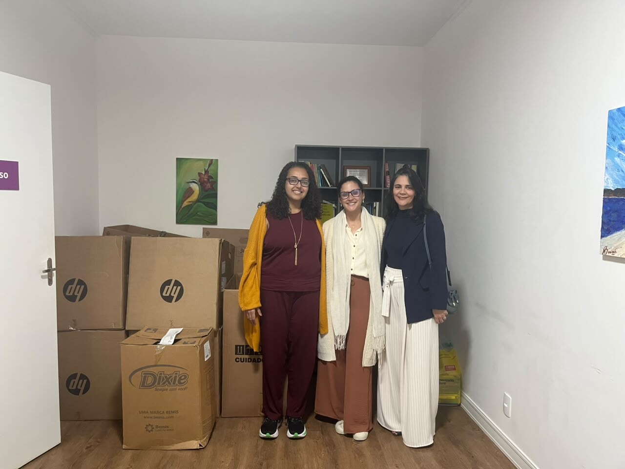 Ouvidoria da Mulher do TRT-1 entrega doações para vítimas de violência doméstica