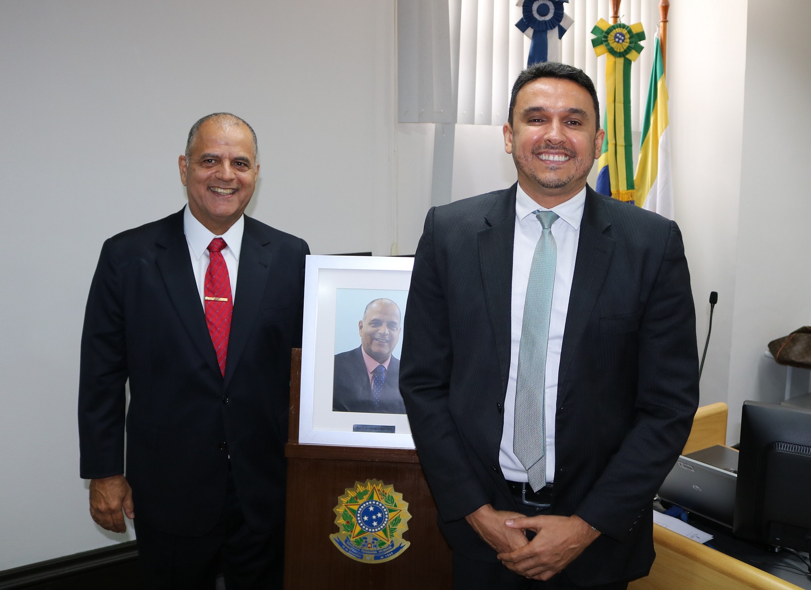 Retrato de Marcos Cavalcante é inaugurado na 6ª Turma do TRT-1