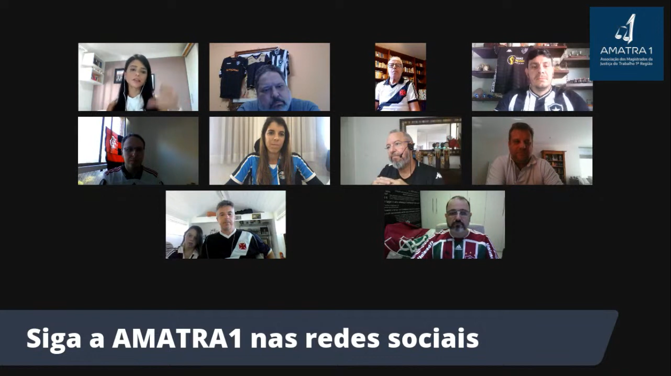 Magistrados conversam sobre futebol em Mesa Redonda da AMATRA1