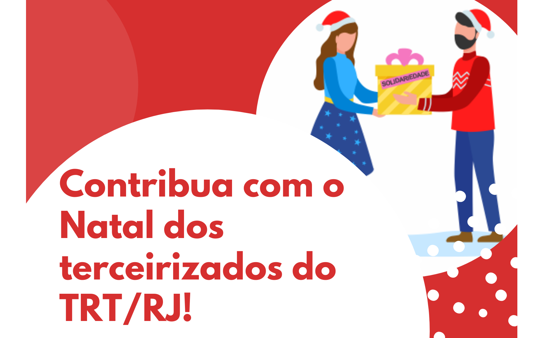 Campanha de Natal para terceirizados do TRT-1 vai até 10 de dezembro