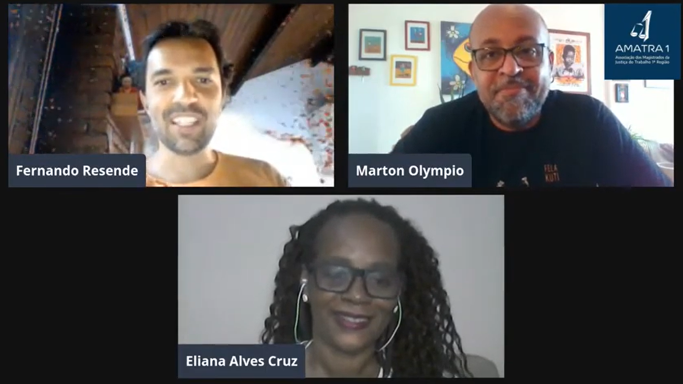 Em live, Eliana Cruz e Marton Olympio comentam racismo no filme ‘Corra!’
