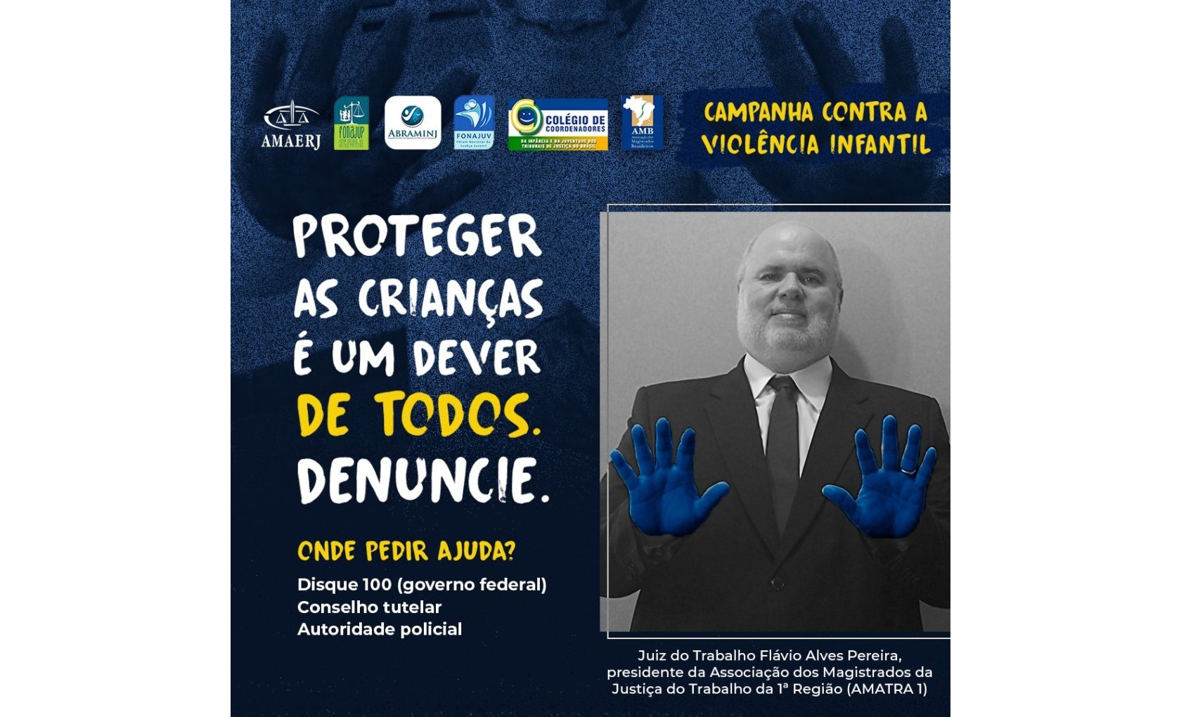 ‘Lugar de criança é na escola’, diz Alves em campanha contra violência infantil