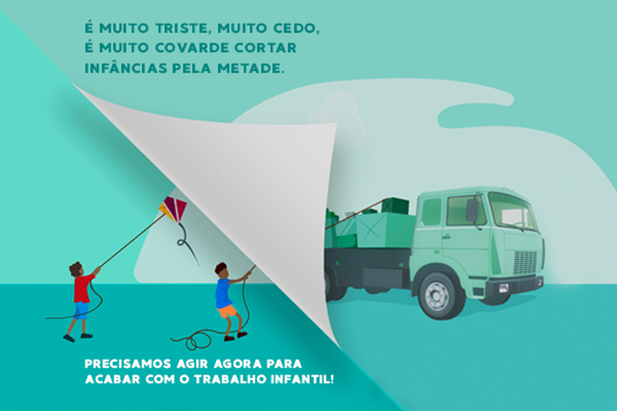 Entidades lançam campanha nacional contra o trabalho infantil