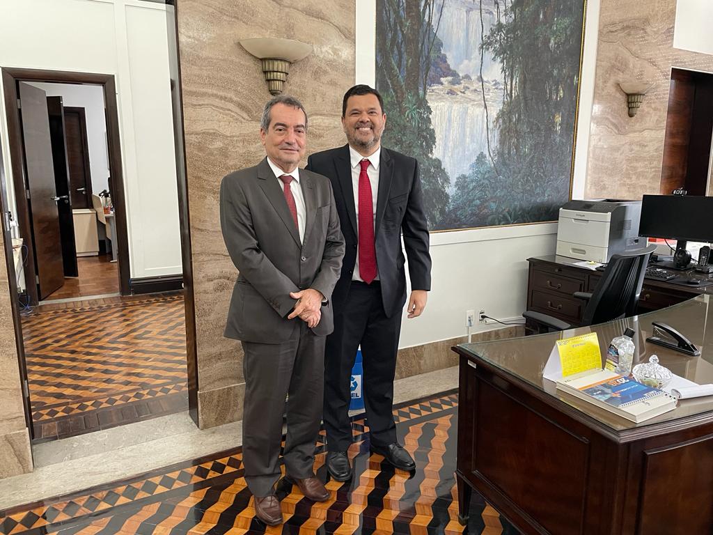 Ronaldo Callado visita corregedor do TRT da 1ª Região, Jorge da Fonte