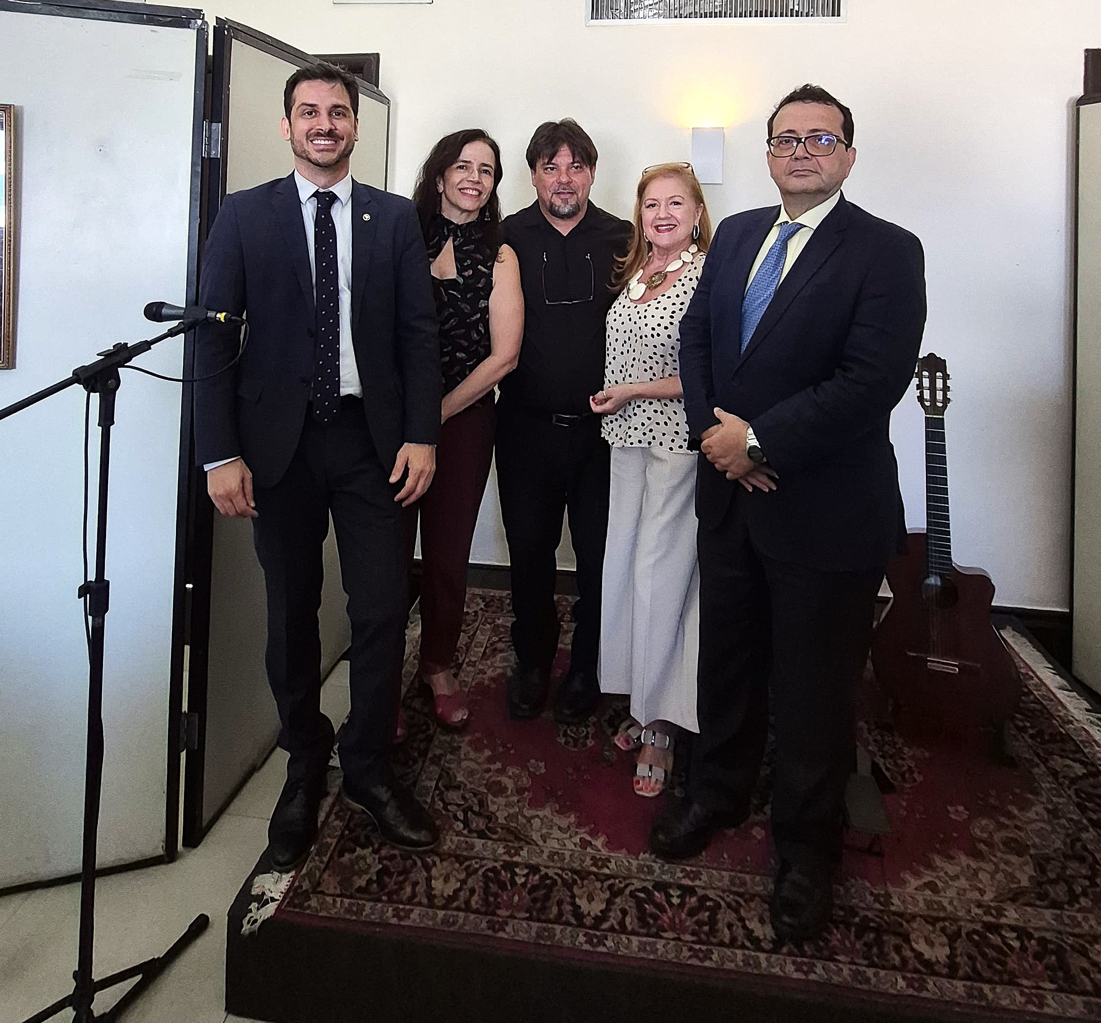 Diretores da AMATRA1 vão a concerto em homenagem à nova diretoria do TRT-1