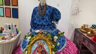 Figurino à mostra na exposição